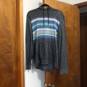 Striped thin hoodie